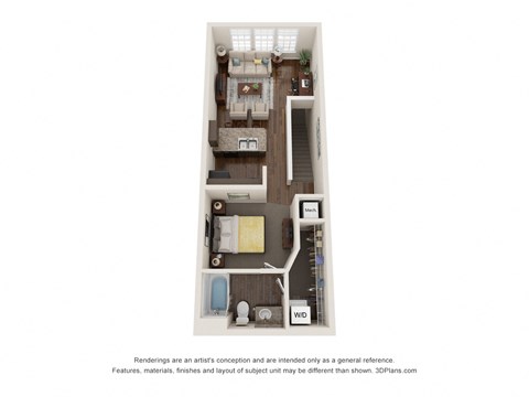 Ames Studio Floor Plan